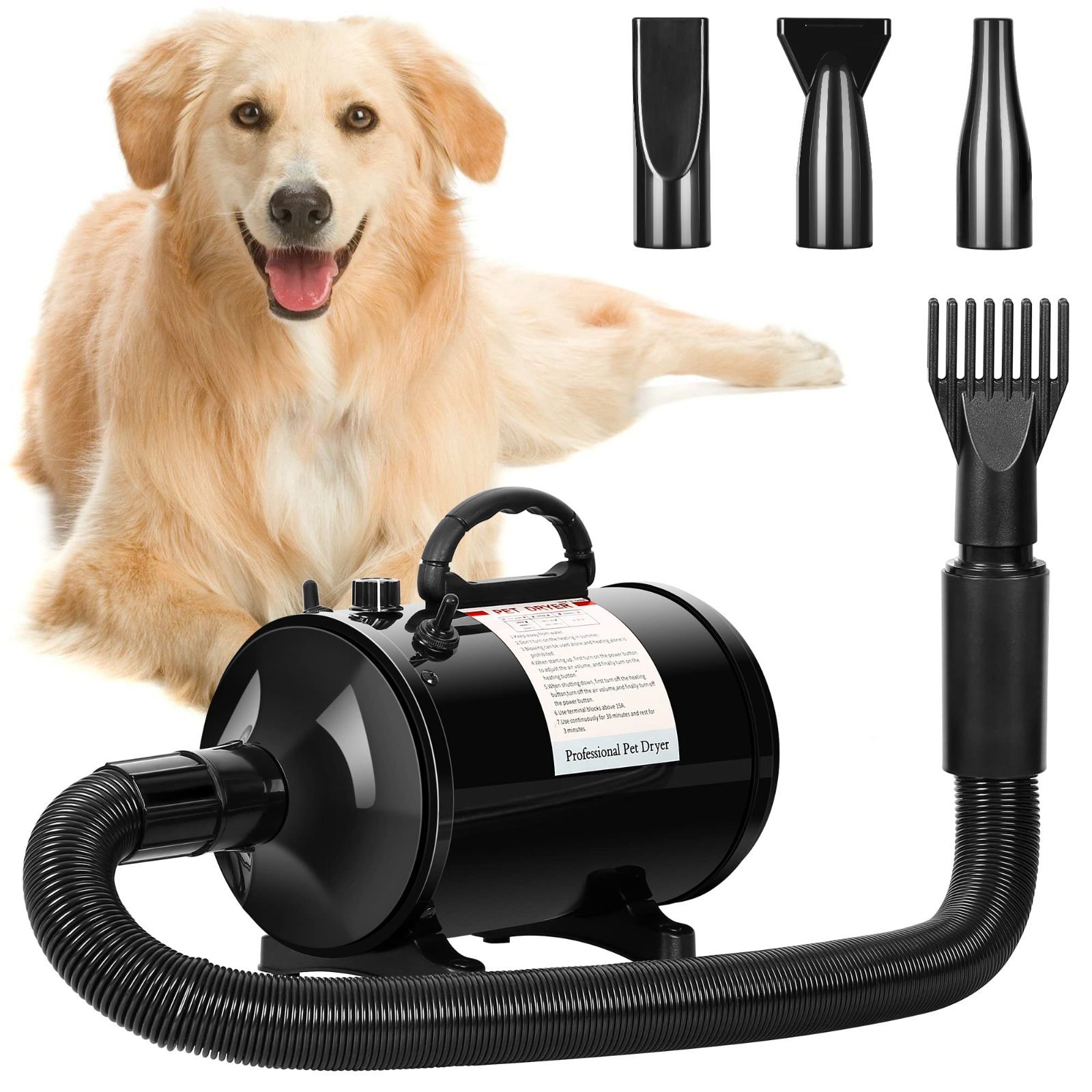ペットドライヤー 犬用 ペットヘアードライヤー 猫犬ペット用 業務用送風機 乾燥 KK-Select メルカリ