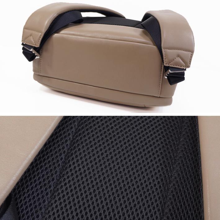 メンズ イズイット IS/IT 牛革 レザー リュック シュルビ レッド 赤