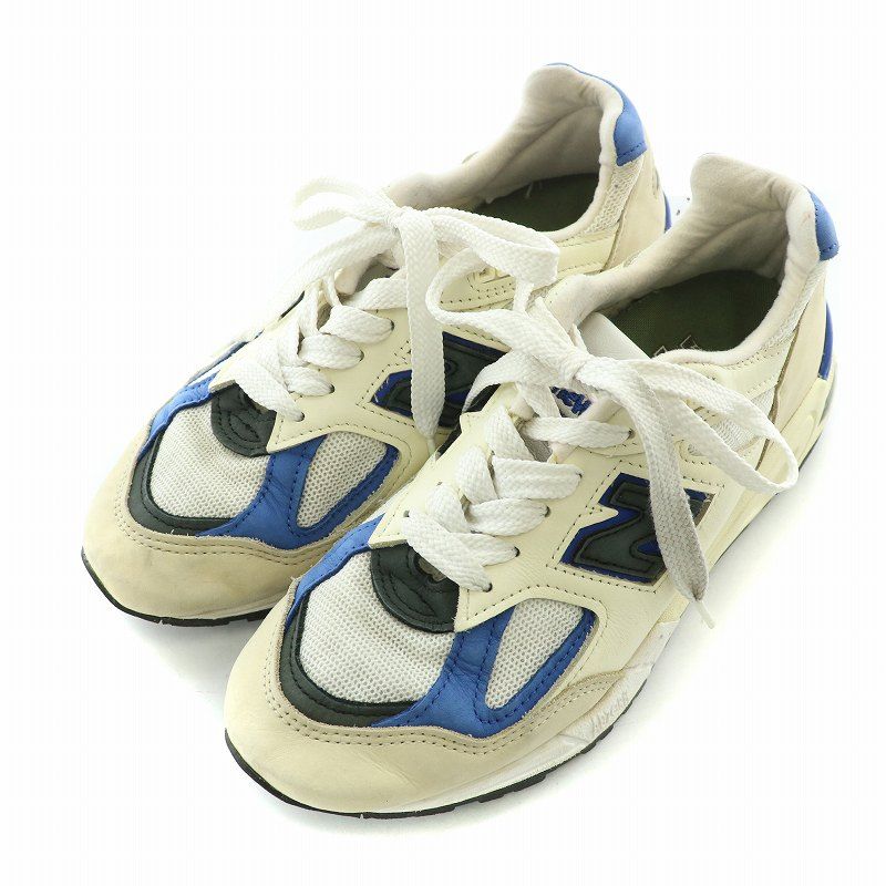 ニューバランス NEW BALANCE 990V2 White Navy 990V2 ホワイト ニューバランス NEW BALANCE 990V2 White Navy 990V2 ホワイト