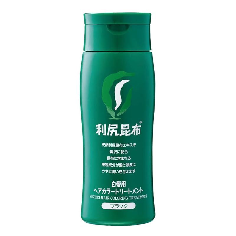 Sastty[白髪用] 利尻ヘアカラートリートメント 200g（ブラック）