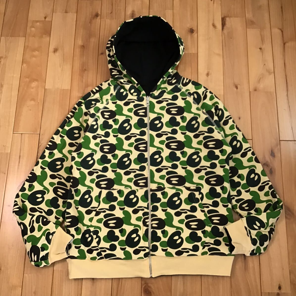 ☆リバーシブル☆ Milo camo green パーカー Mサイズ a bathing