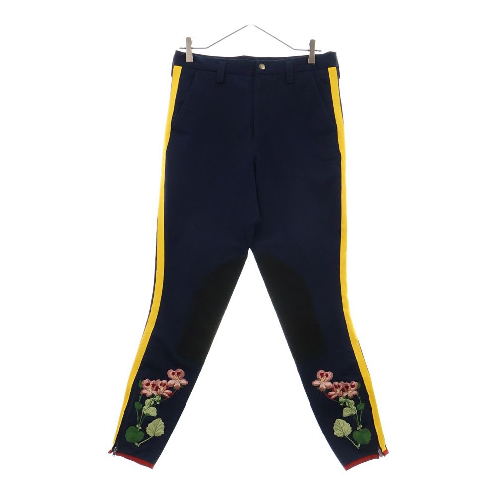 GUCCI (グッチ) Flower Embroidery Trousers Pants 花柄刺繍