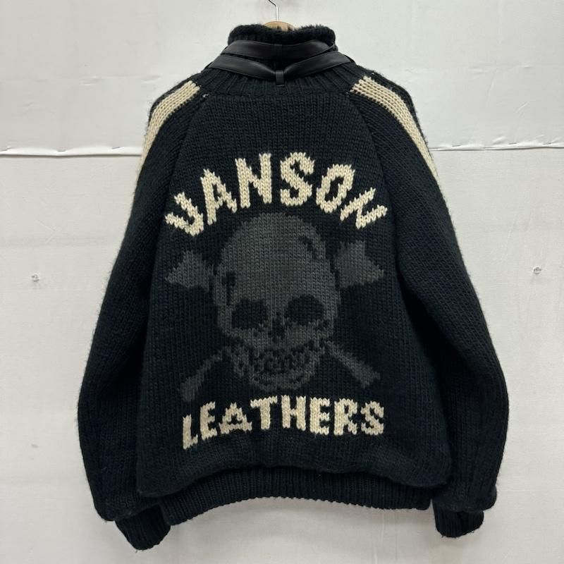 VANSON バンソン ニット ジャケット スカル 裏ファー 楽天市場】VANSONバンソン◇VS 3G裏ファーニットジャケット
