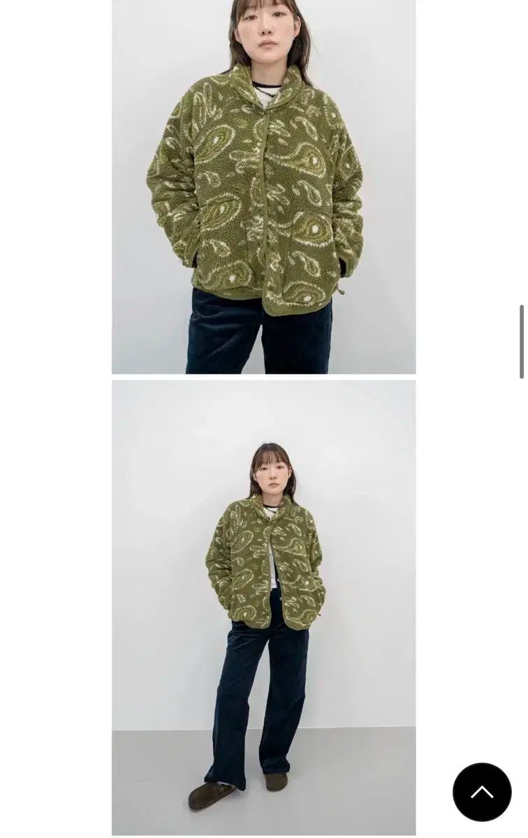ホームボディ シングス HOMEBODY Fleece Jacket OLIVE GULLKHAN_COM