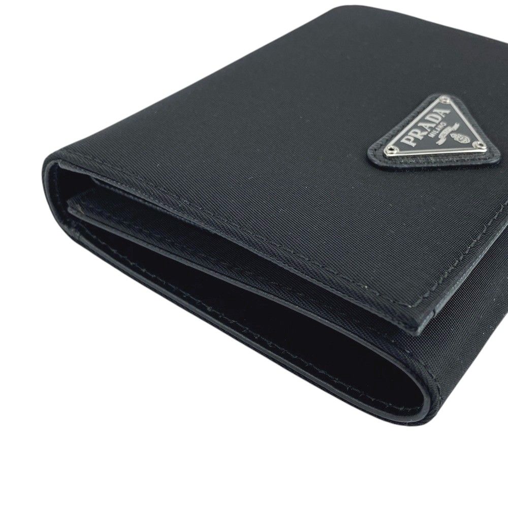 □美品□ プラダ 三つ折り 財布 ウォレット テスート ナイロン