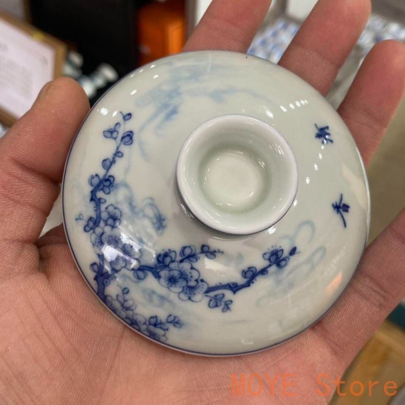 景徳鎮 青花喜上眉梢三才蓋碗 茶碗 煎茶器 未使用品 - メルカリ