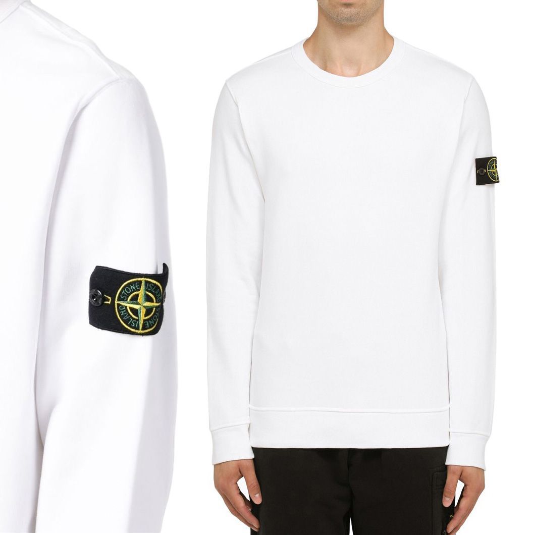 4 STONE ISLAND ストーンアイランド 7715N21C3 V0099 ホワイト 揚がり  
