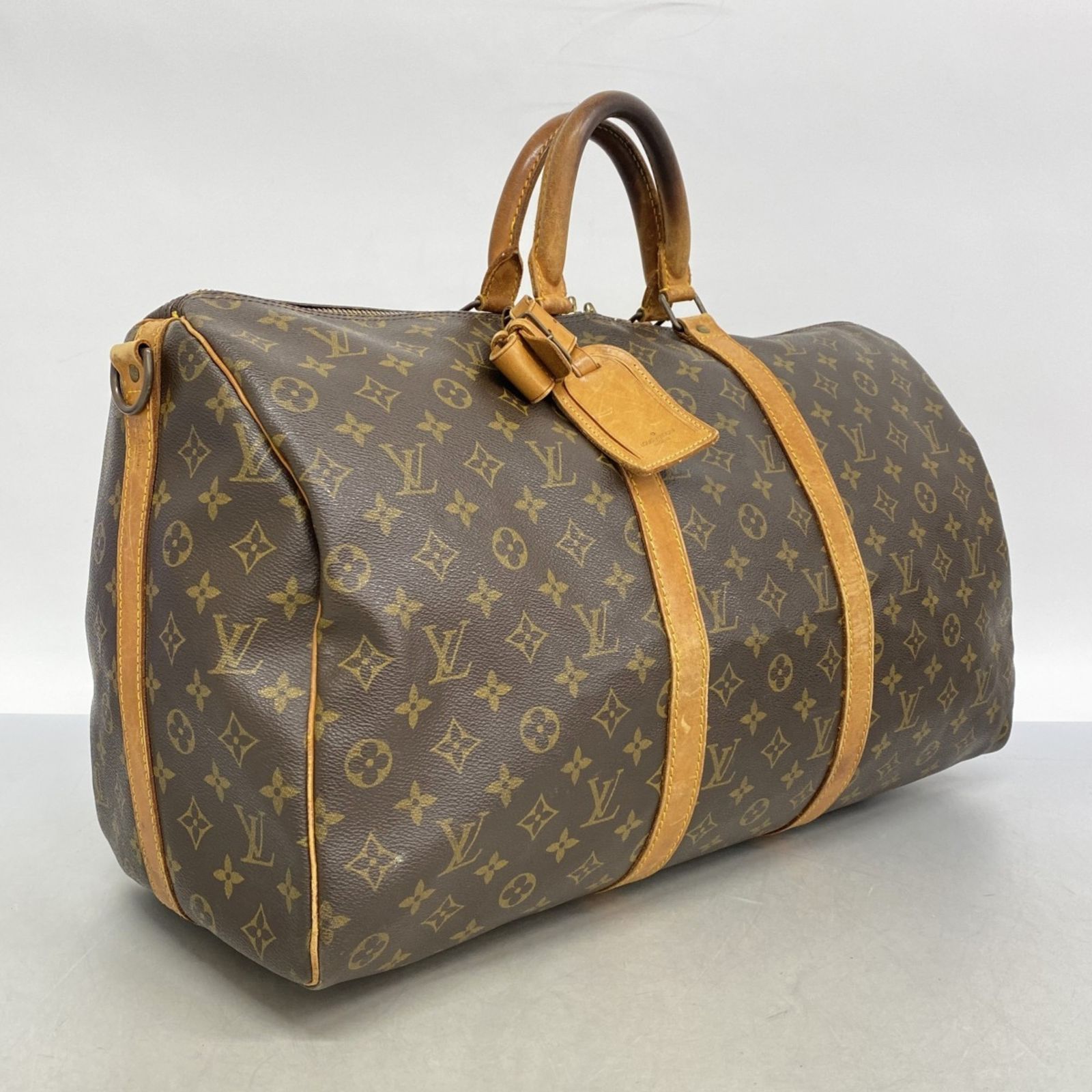 ルイ ヴィトン Louis Vuitton ルイ ヴィトン ボストンバッグ モノグラム キーポルバンドリエール50 M41416 ブラウンメンズ レディース P1448649