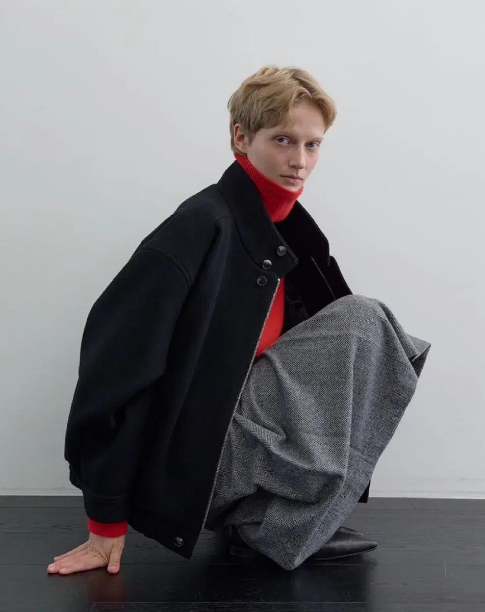 MOONDAL ムンダル ミカスカート ヘリンボーン m