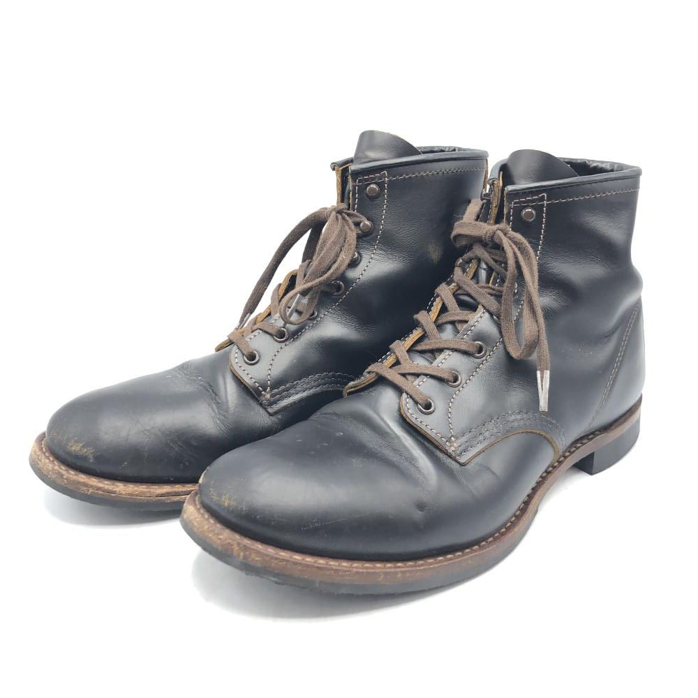 中古】☆RED WING 9060 BECKMAN FLATBOX 28.5cm ブラック レッド  