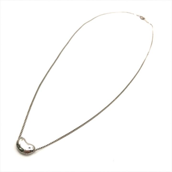Tiffany&Co. ティファニー ビーンズ ネックレス シルバー 925刻印 楽天市場】【中古】良品 TIFFANY＆Co ティファニー ビーンズ