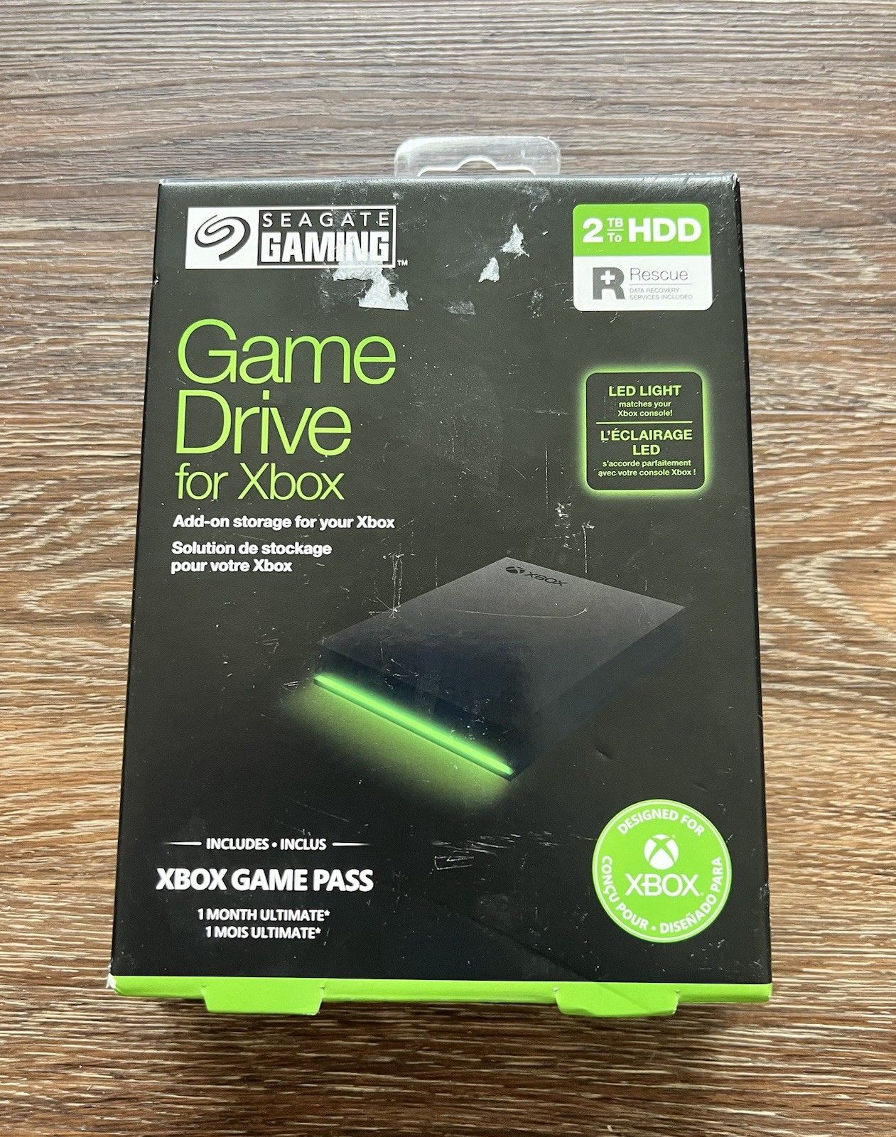 Xbox ゲームドライブ 2TB 外付けハードドライブ Seagate ポータブルHDD