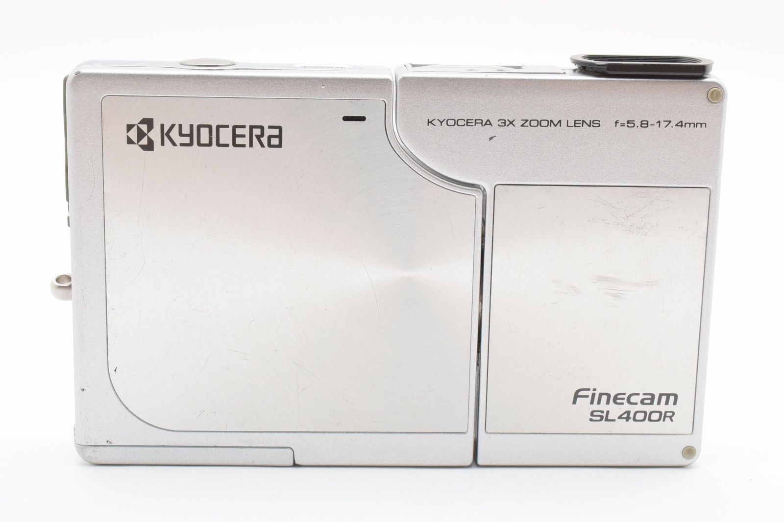 3608 【動作品】KYOCERA 京セラ Finecam SL400R 3X ZOOM LENS f=5.8