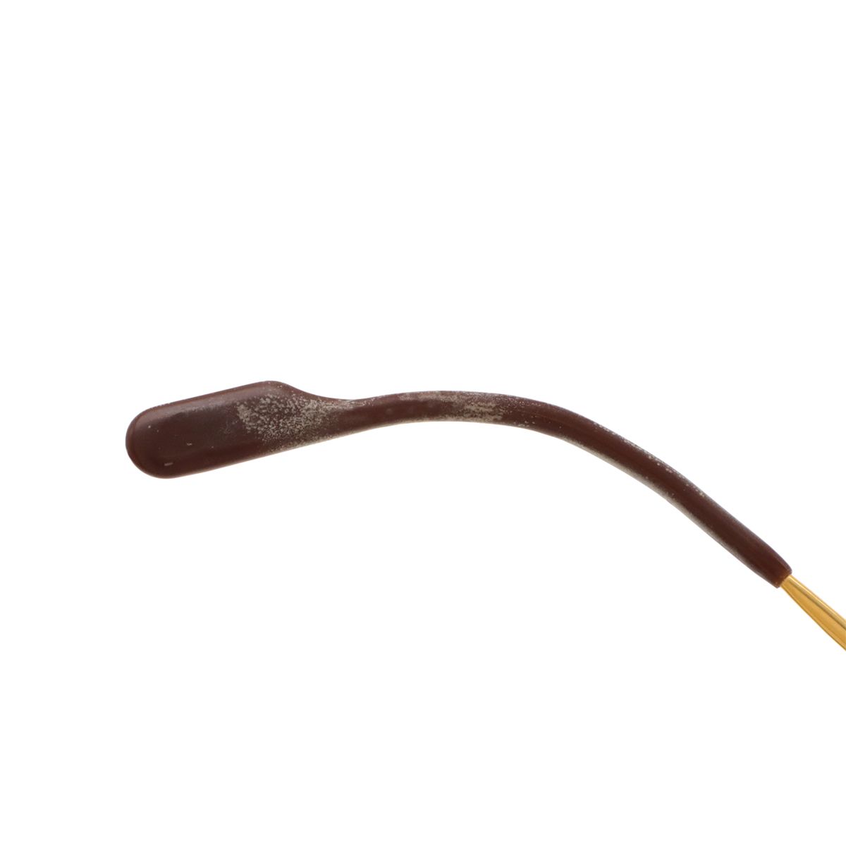  Cartier カルティエ サントス ツーブリッジ ティアドロップ 眼鏡 めがね メガネフレーム 度入り ライトブラウン ゴールド金具 サングラス 小物