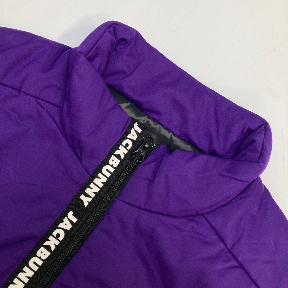 サイズ：1 JACK BUNNY ジャックバニー 中綿 ジップジャケット パープル