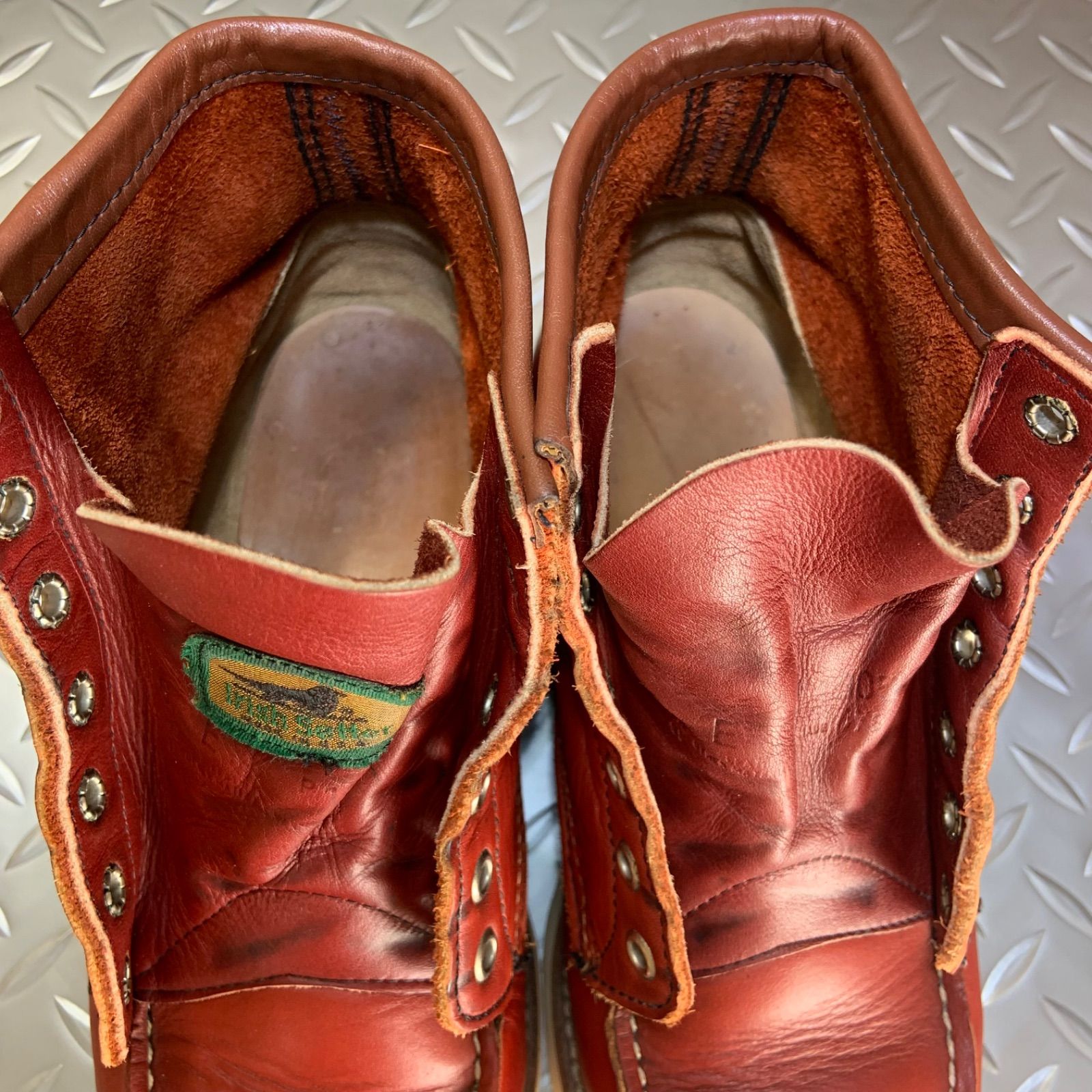 ☆REDWING 875 半円犬タグ 1995年製 US6E (24I18) VINTAGE レッド