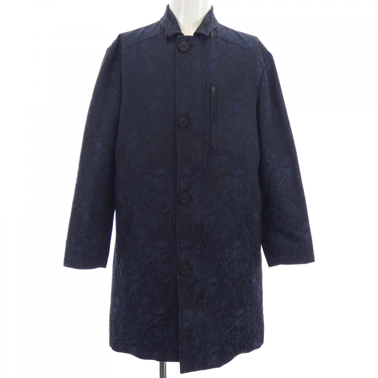美品　エトロ　コート　40サイズ 中古・古着通販】ETRO (エトロ) ペイズリー柄コート ベージュ
