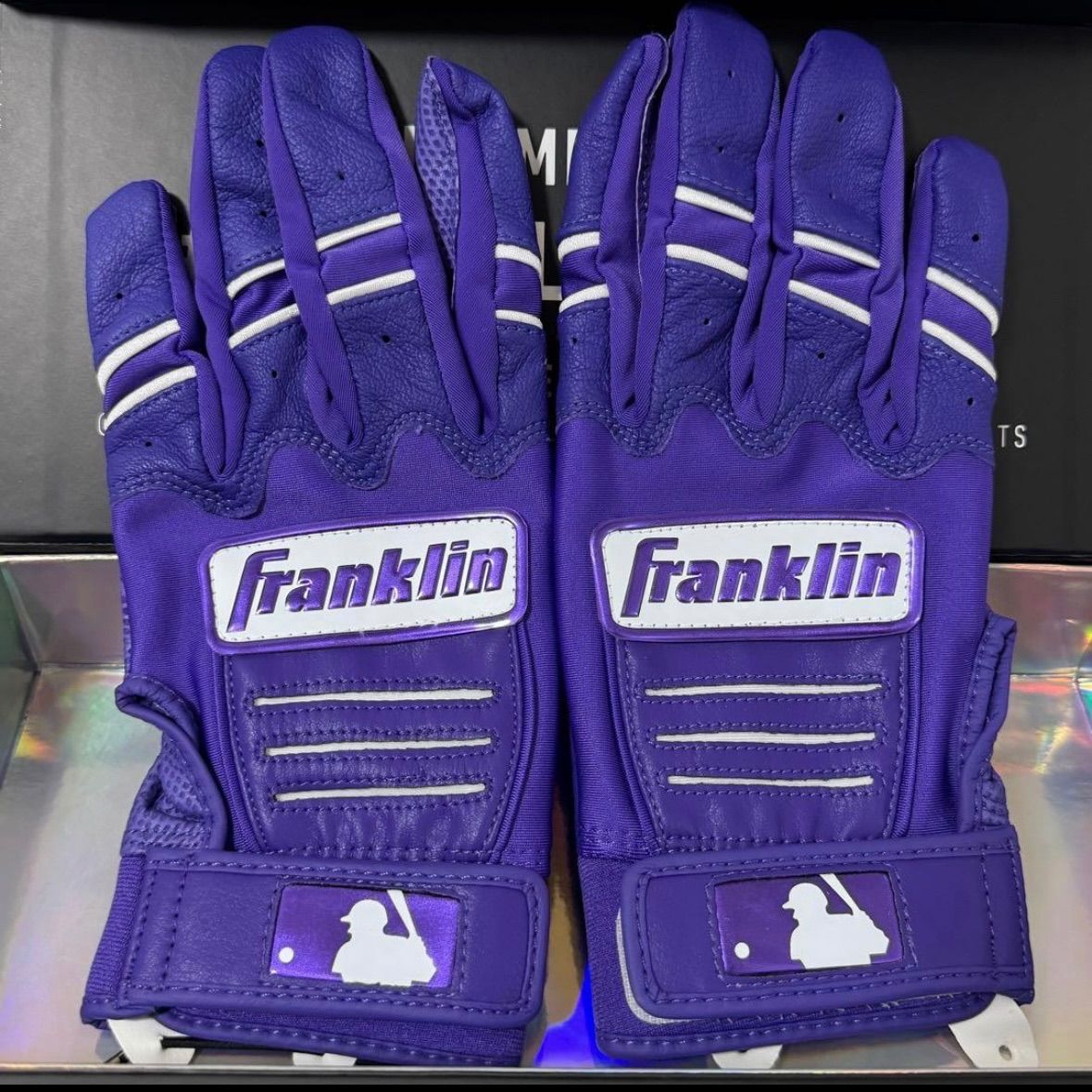 Franklin CFX Pro パープル バッティンググローブ フランクリン 革手 バッテ バッティンググラブ