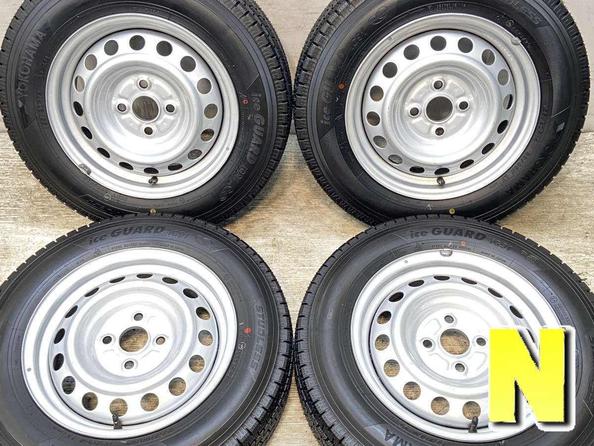 155/80R14 88/86LT ヨコハマ アイスガード iG91 トヨタ純正 AL