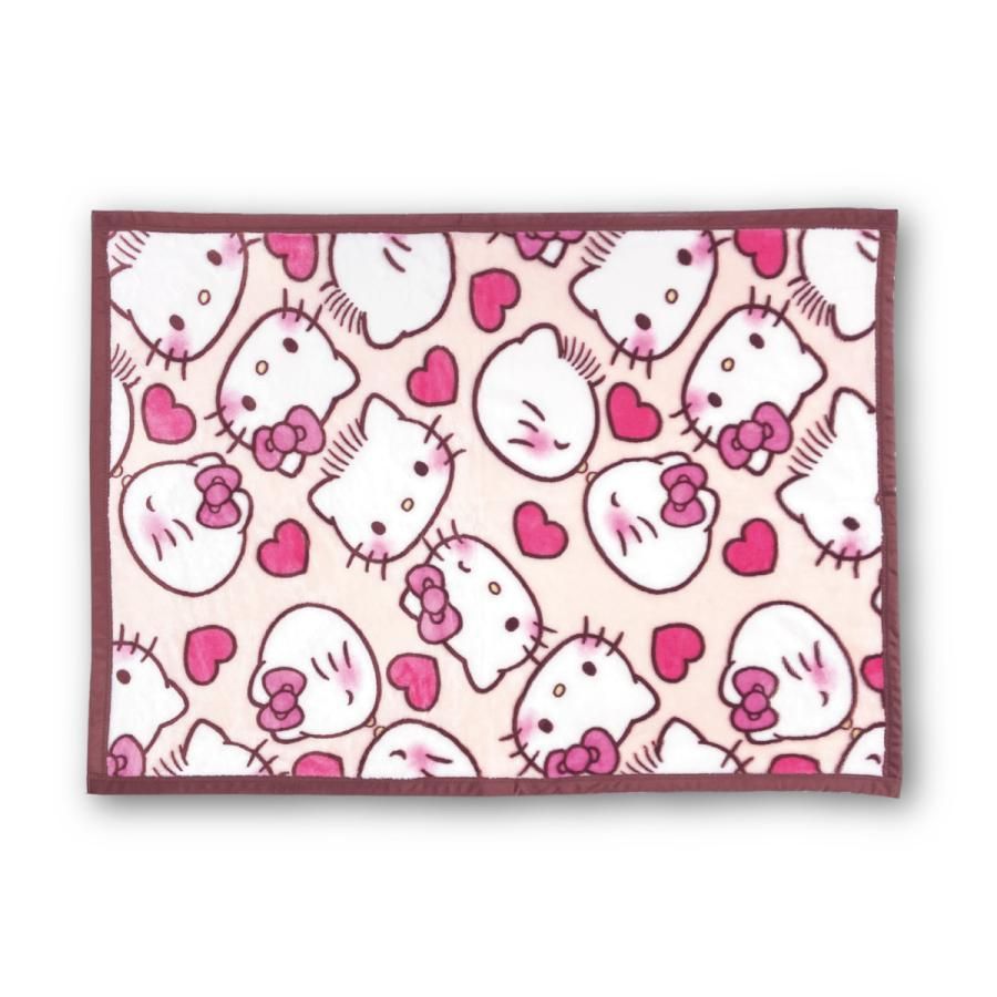 新品】サンリオ ハローキティスウィートラバー膝掛け毛布 かわいい