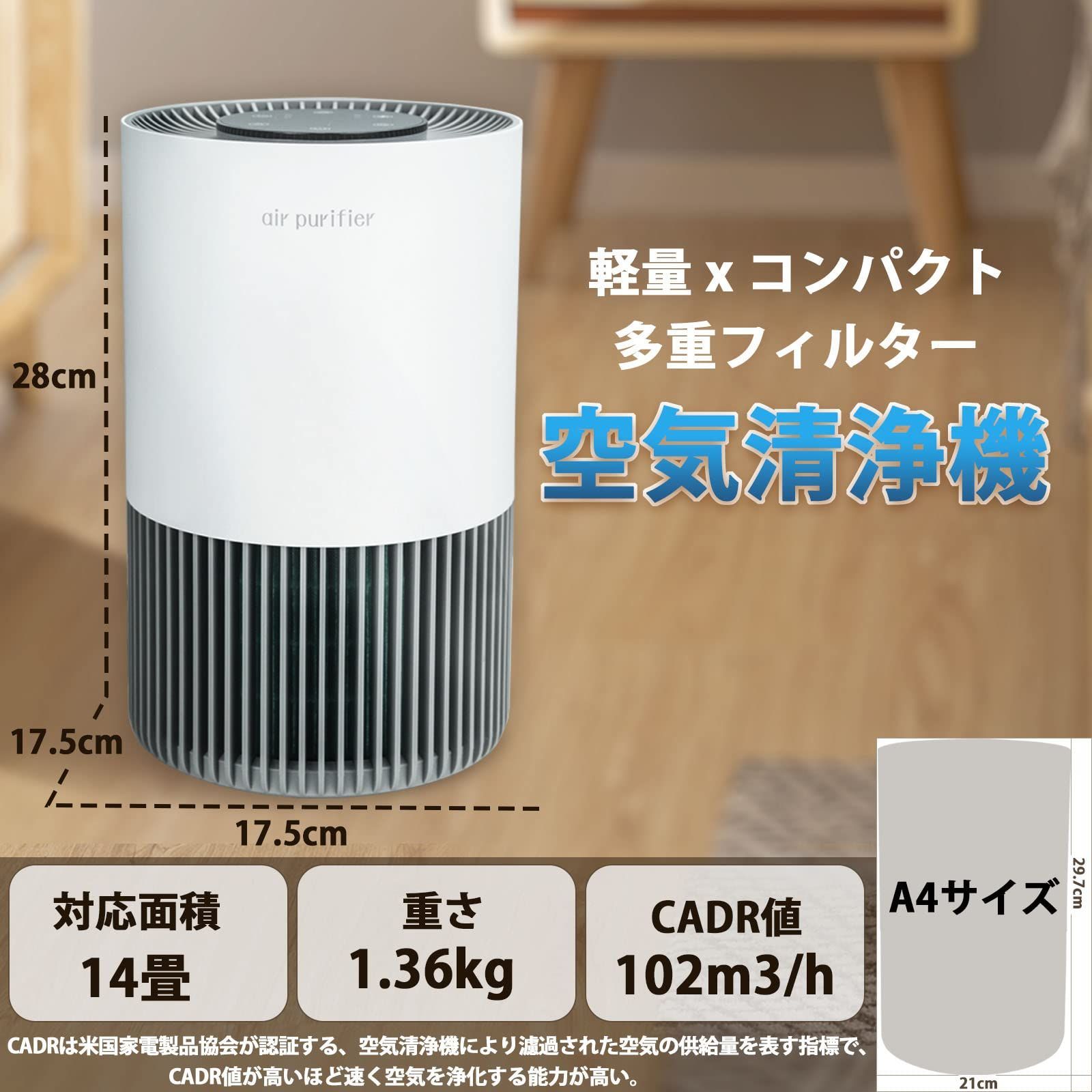 空気清浄機｜寝室用のコンパクトで静音のものの人気おすすめランキング 