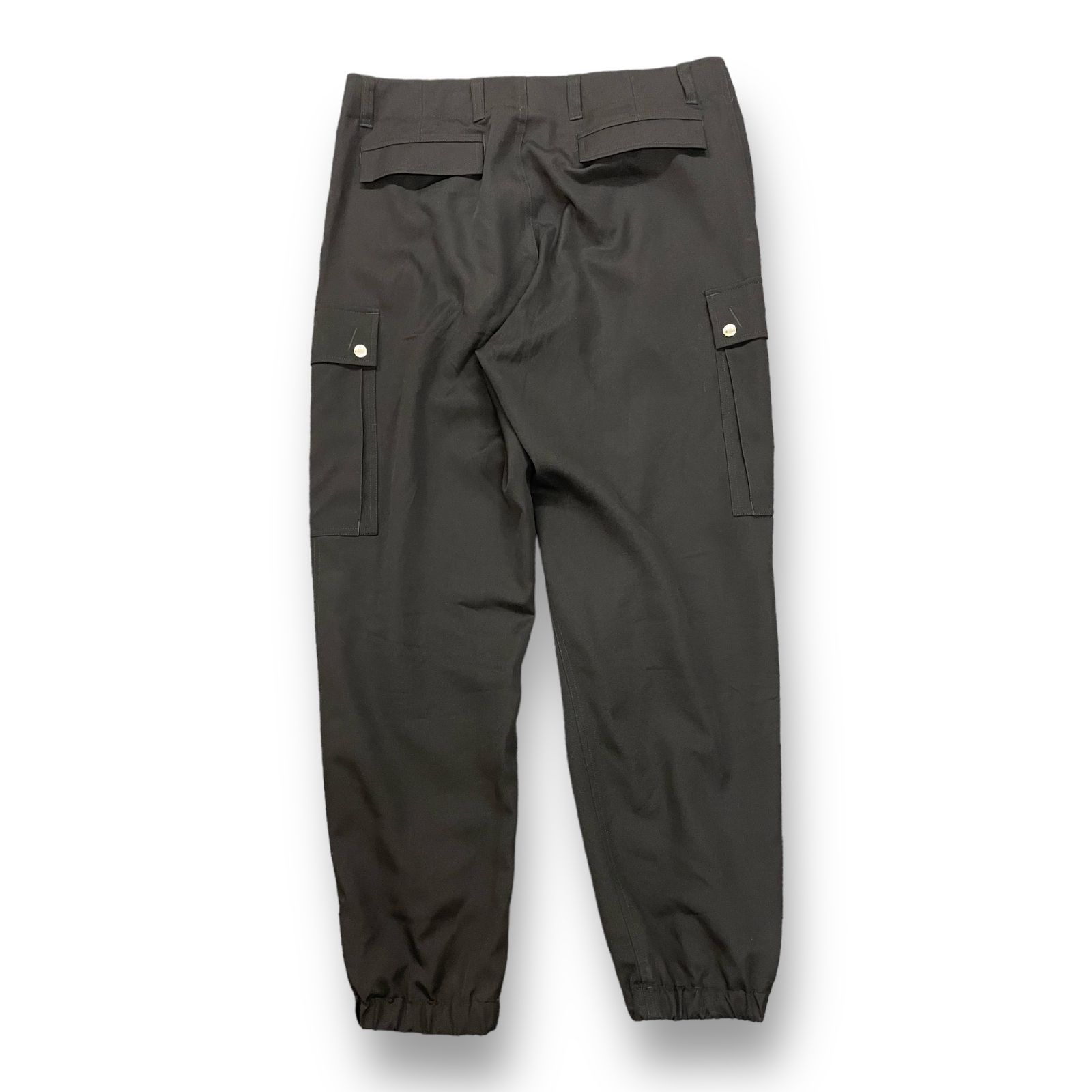 Dior ディオール 17SS 763C125E3971 裾リブ カーゴ スラックス パンツ イタリア製 ブラック系 44 フォールディングテーブルWFT-70(NA)