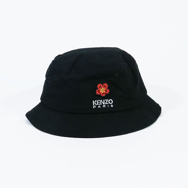 KENZO ケンゾー BOKE FLOWER CREST BUCKET HAT ボケ フラワー クレスト バケットハット ブラック 帽子 - メルカリ