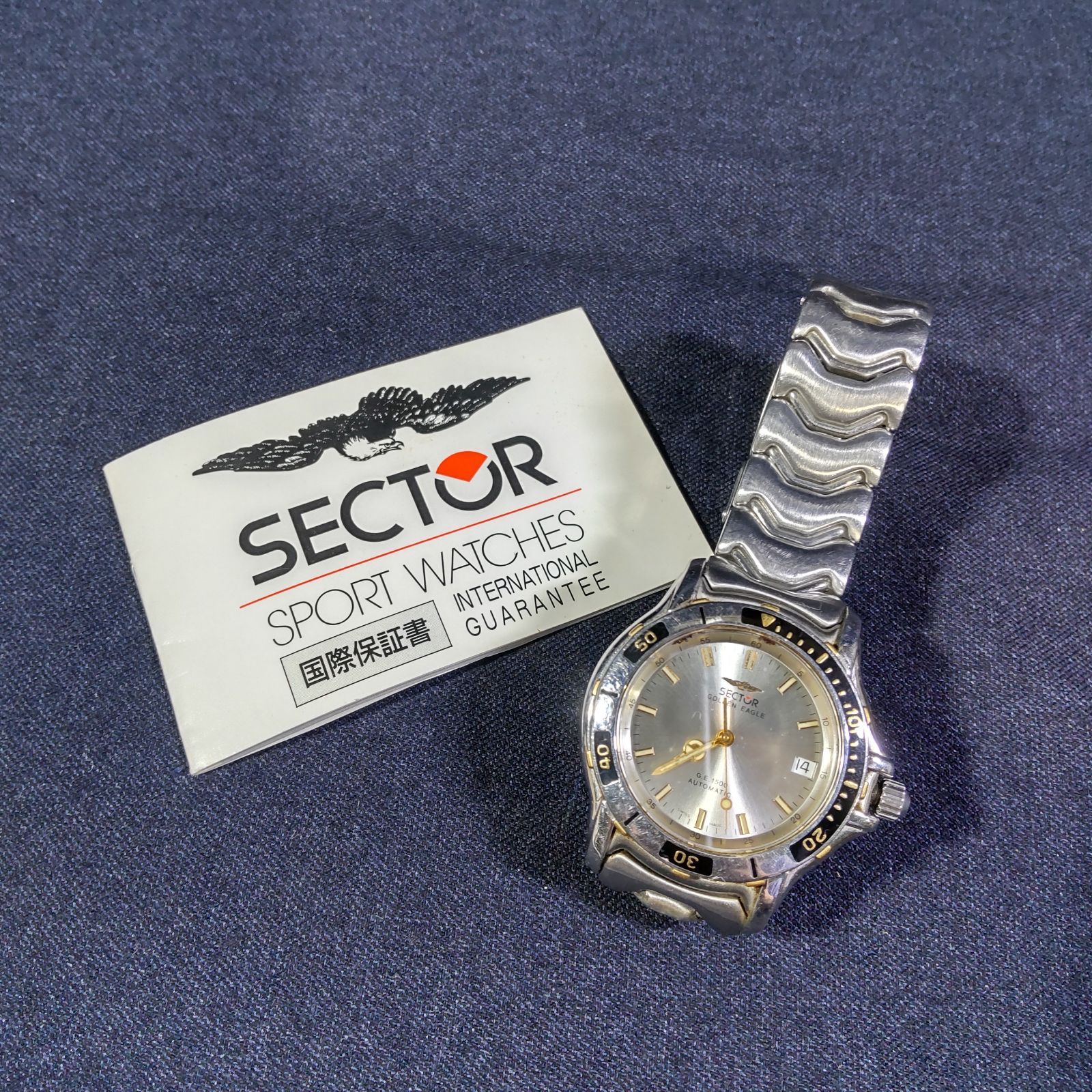 不動・ジャンク品】SECTOR セクター メンズ 腕時計 シルバー L772 