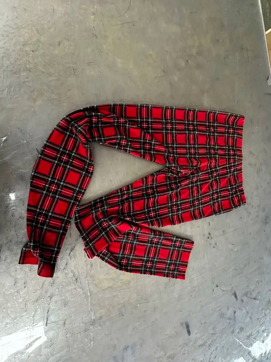 Number N ine タータンチェック パンツ