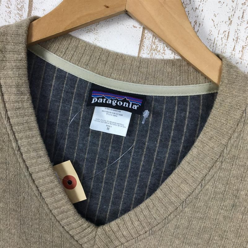 【新品タグ付き】patagonia パタゴニア ニット Vネック ラムウール リサイクル・ウールブレンド・ケーブルニット・クルーネック
