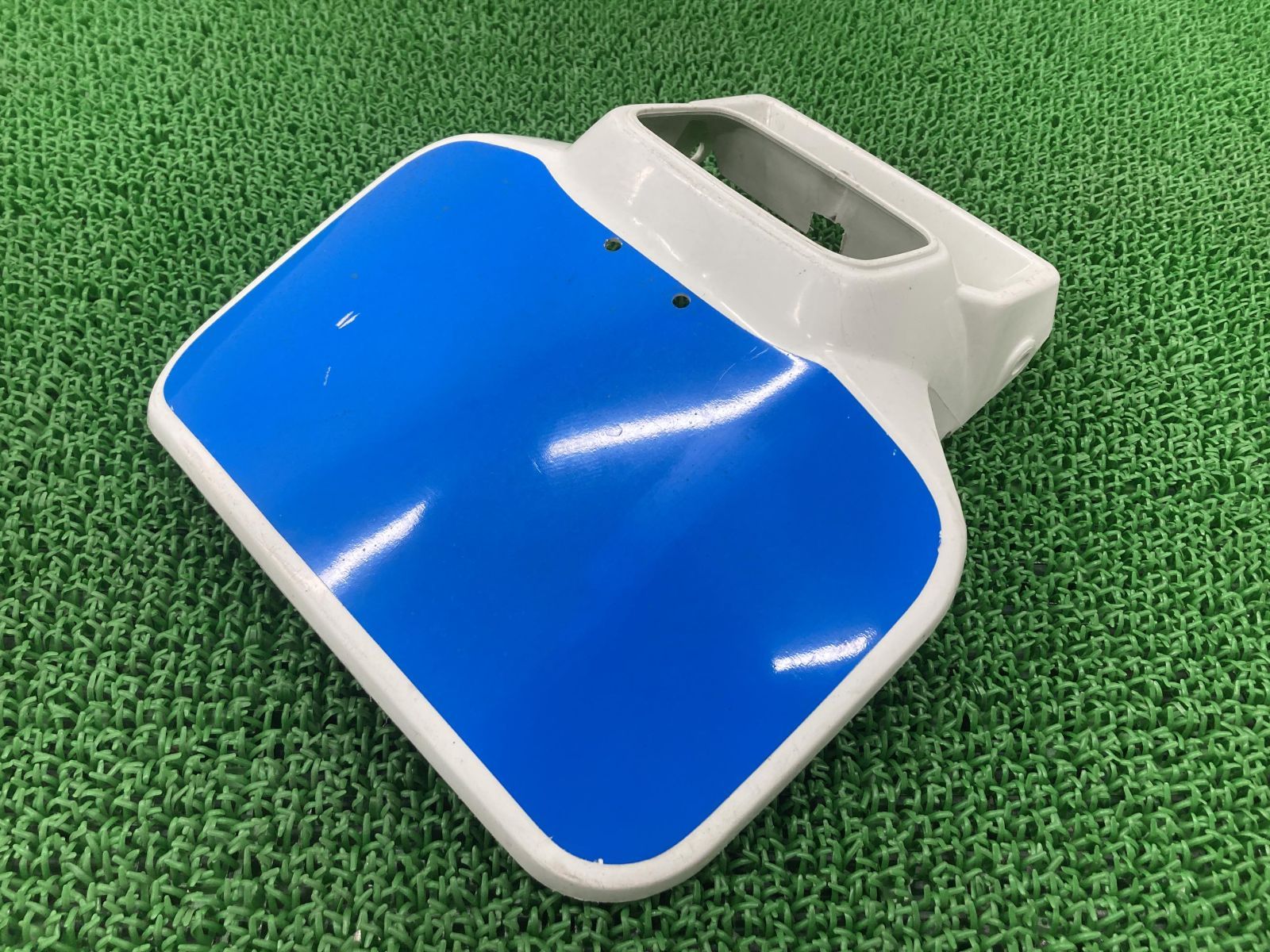 中古 ホンダ 純正 バイク 部品 CRM250R ライトカウル 白 割れ欠け無し