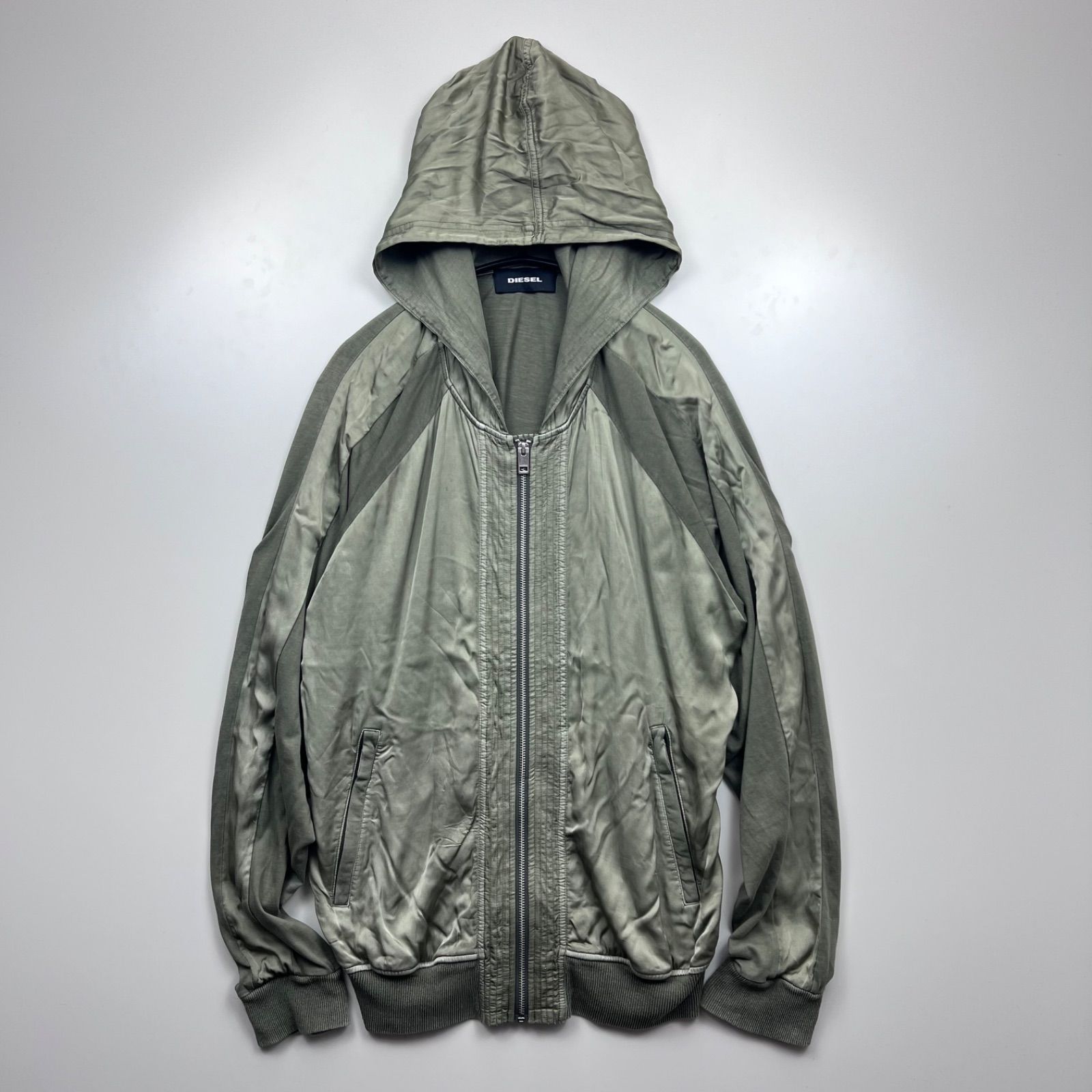 Men's Dégradé padded bomber jacket | Grey | Diesel