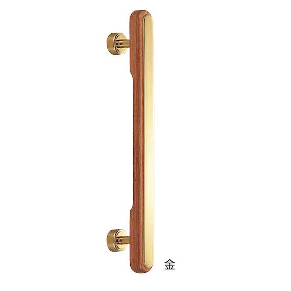 7営業日以内発送 シロクマ NO.94|550MM ウッド|金 マキシム取手 No．94 550mm ウッド 金 1組 2本 NO.94550MMウッド金 沖縄離島販売不可