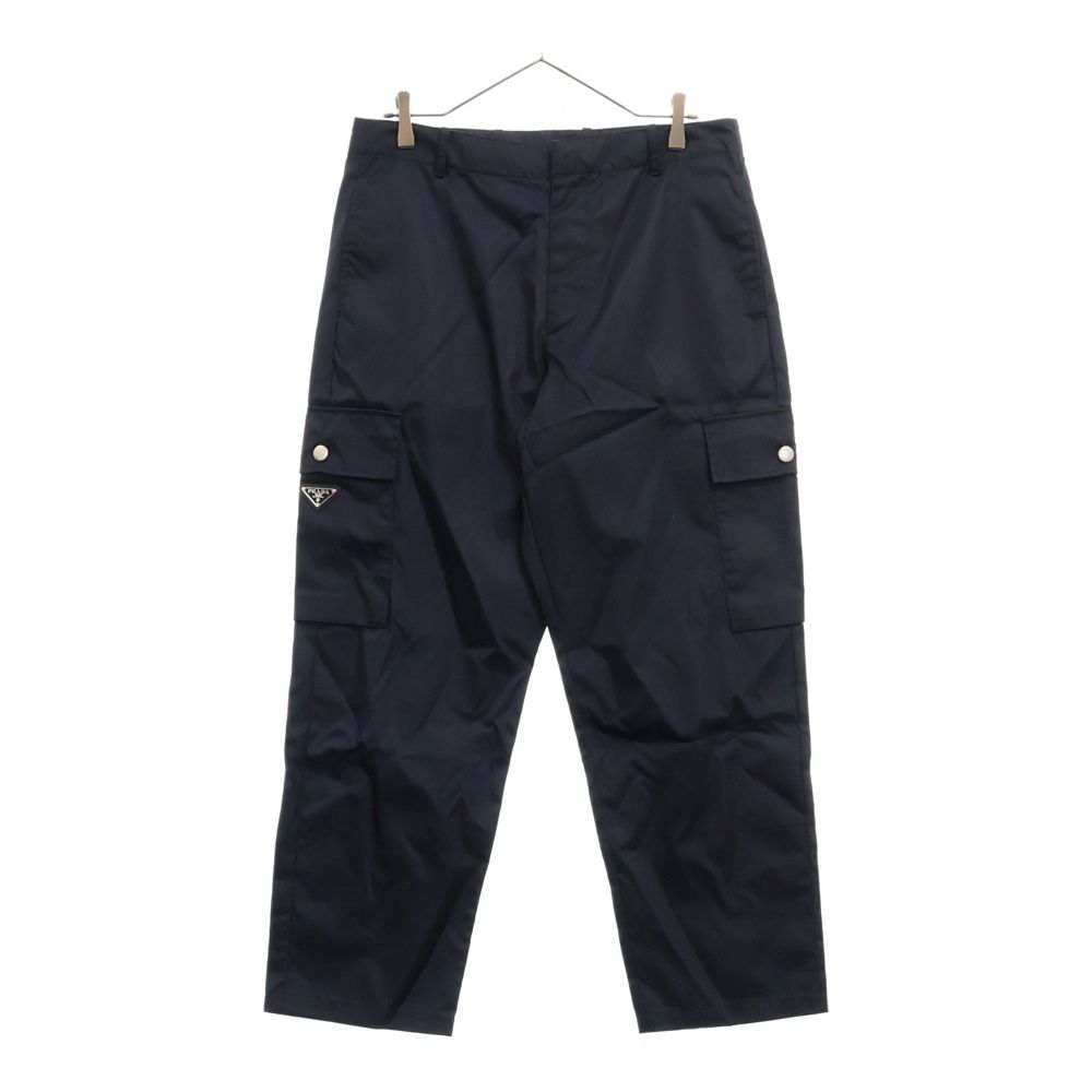 プラダ PRADA 正規品Re-Nylon 三角ロゴ ナイロンカーゴパンツ　XS PRADA（プラダ） RE-NYLON リナイロン 三角ロゴプレート付き ナイロン
