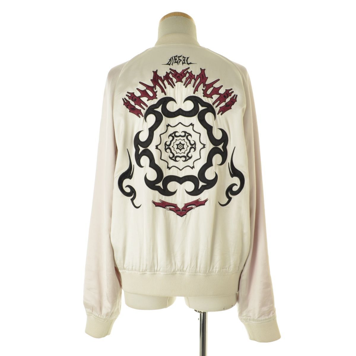 DIESEL ディーゼル スーベニアジャケット スカジャン フーディ 刺繍 黒