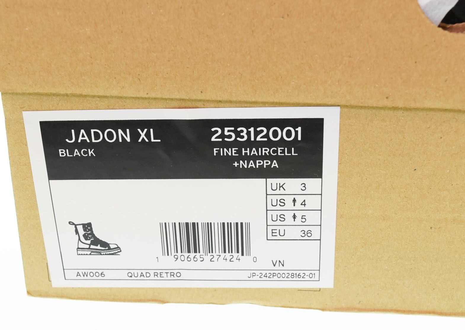 ドクターマーチン Dr.Martens  JADON XL ブーツ 黒 25312001 レディース靴 ブーツ その他 ブラック UK3 103-shoes-254