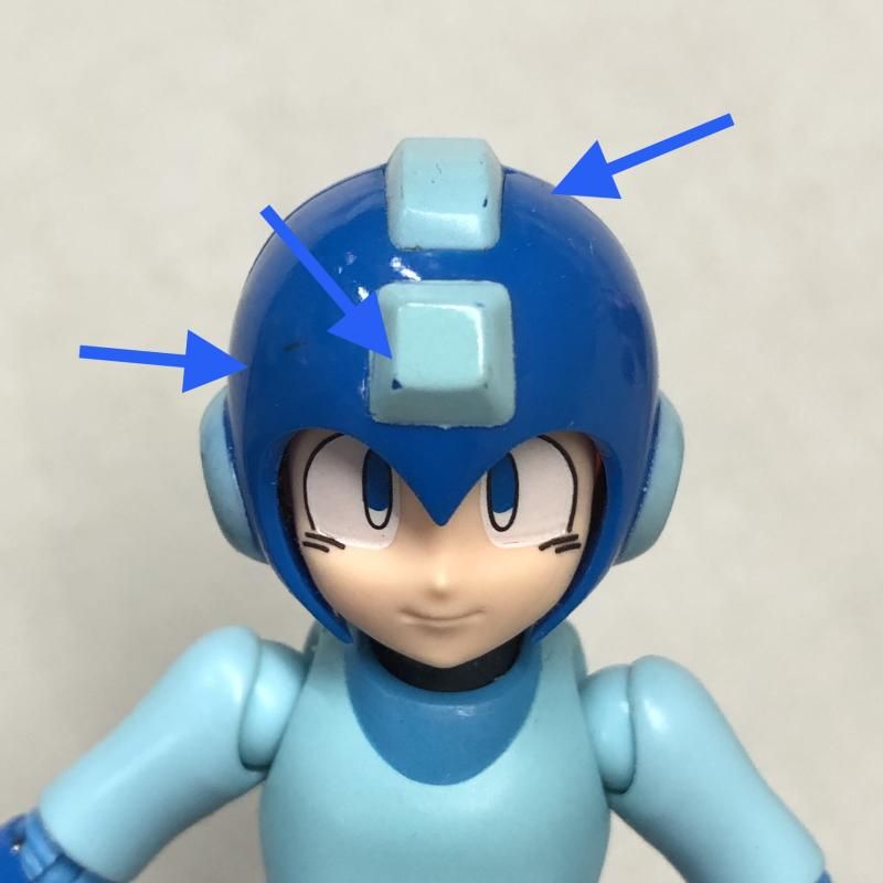 中古】バンダイ D-Arts ロックマン アクションフィギュア 箱傷み