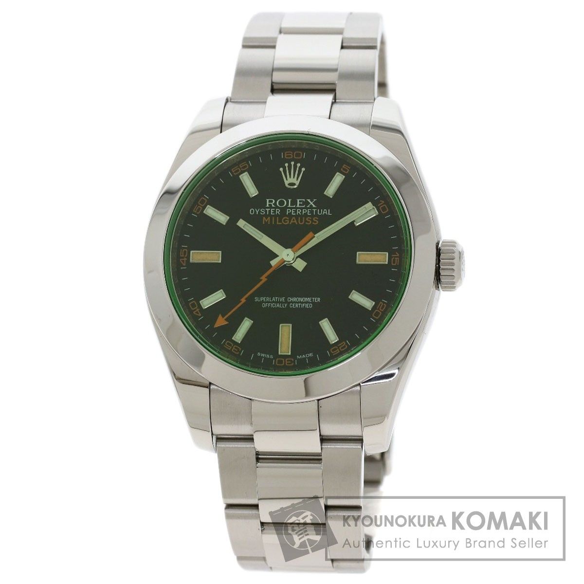 ROLEX ロレックス 116400GV ミルガウス  腕時計 SS SS メンズ