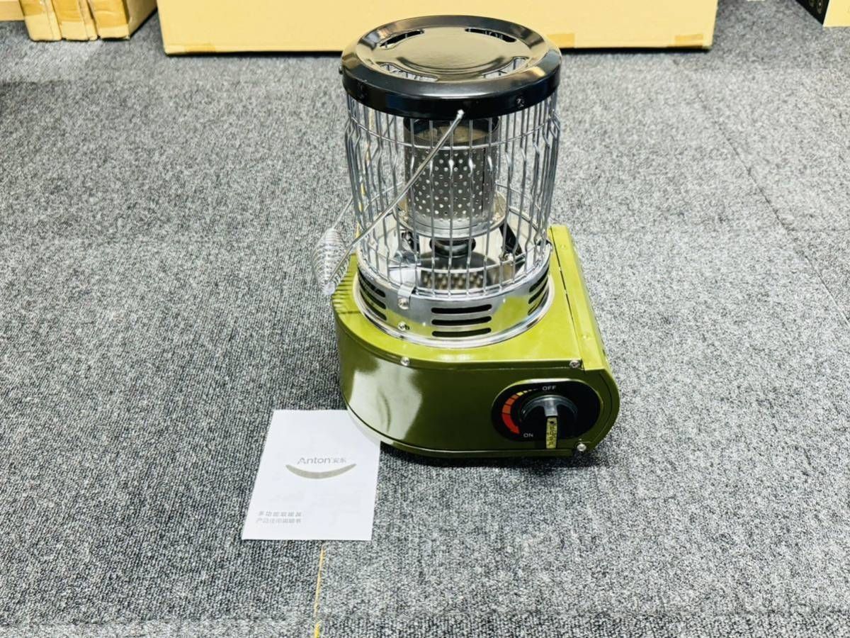カセットガスストーブ ガスヒーター キャンプ デカ暖 1台3役 水を加熱 料理 暖房 防寒対策 屋内屋外用 暖房機 釣り M250314-14