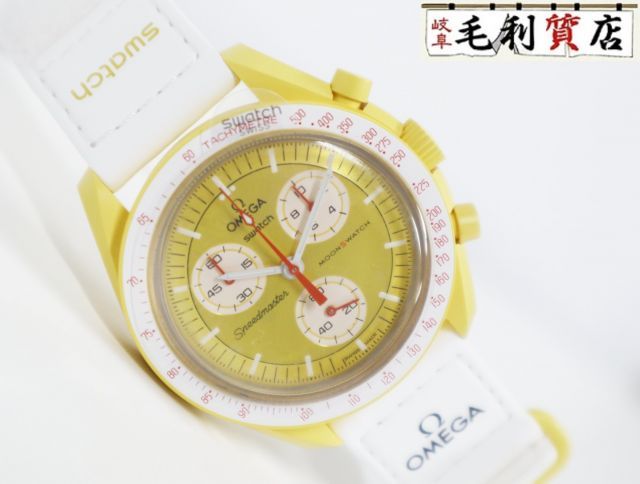 SWATCH スウォッチ OMEGA オメガ MISSION TO THE SUN SO33J100 未使用品 バイオセラミック クォーツ メンズ  時計