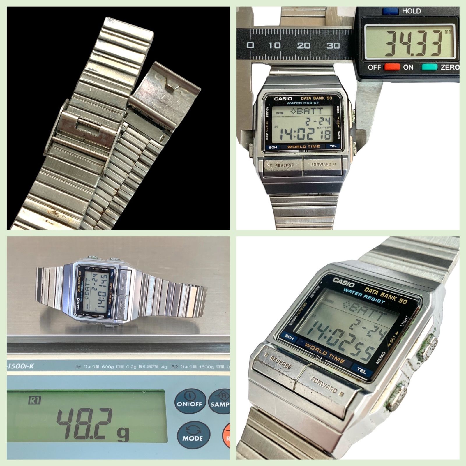 男性に人気！ レア希少品⭐️CASIO DATA BANK】 カシオ データバンク DB-520 時計