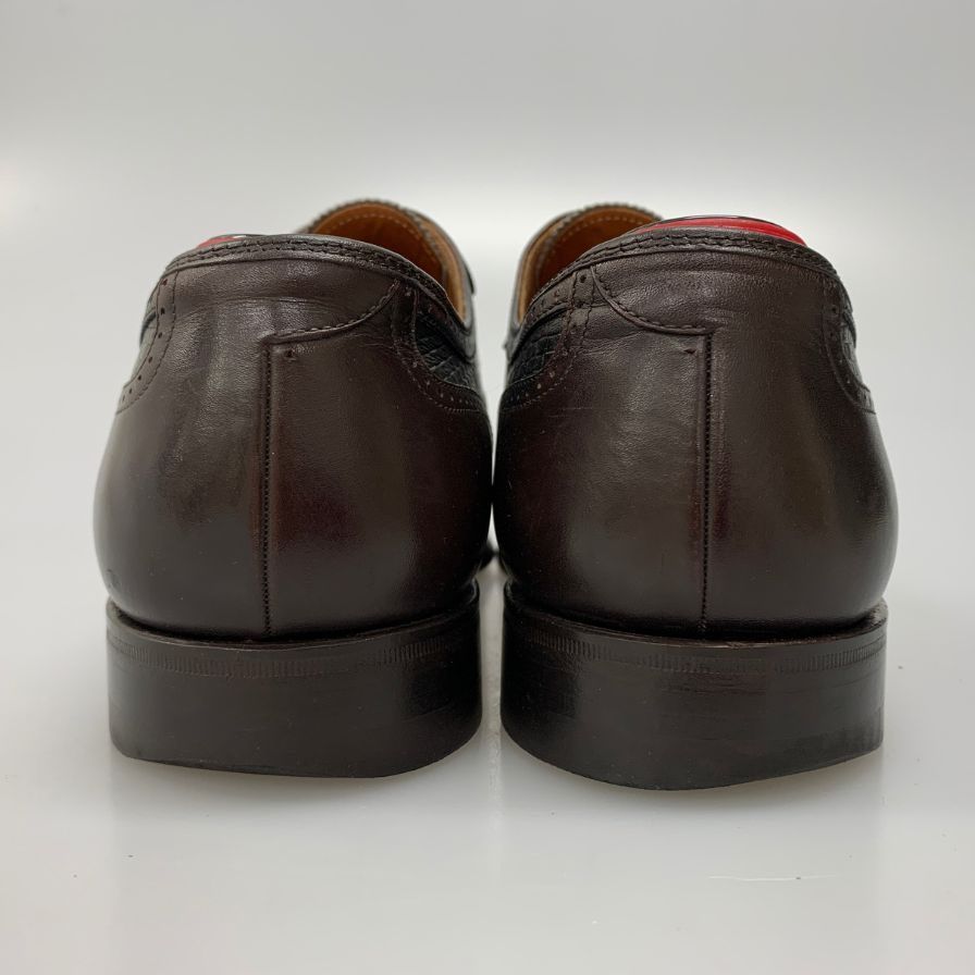 SCOTCH GRAIN ダークブラウン ウィングチップ 美品 SCOTCH GRAIN スコッチグレイン ダークブラウン ウィングチップ