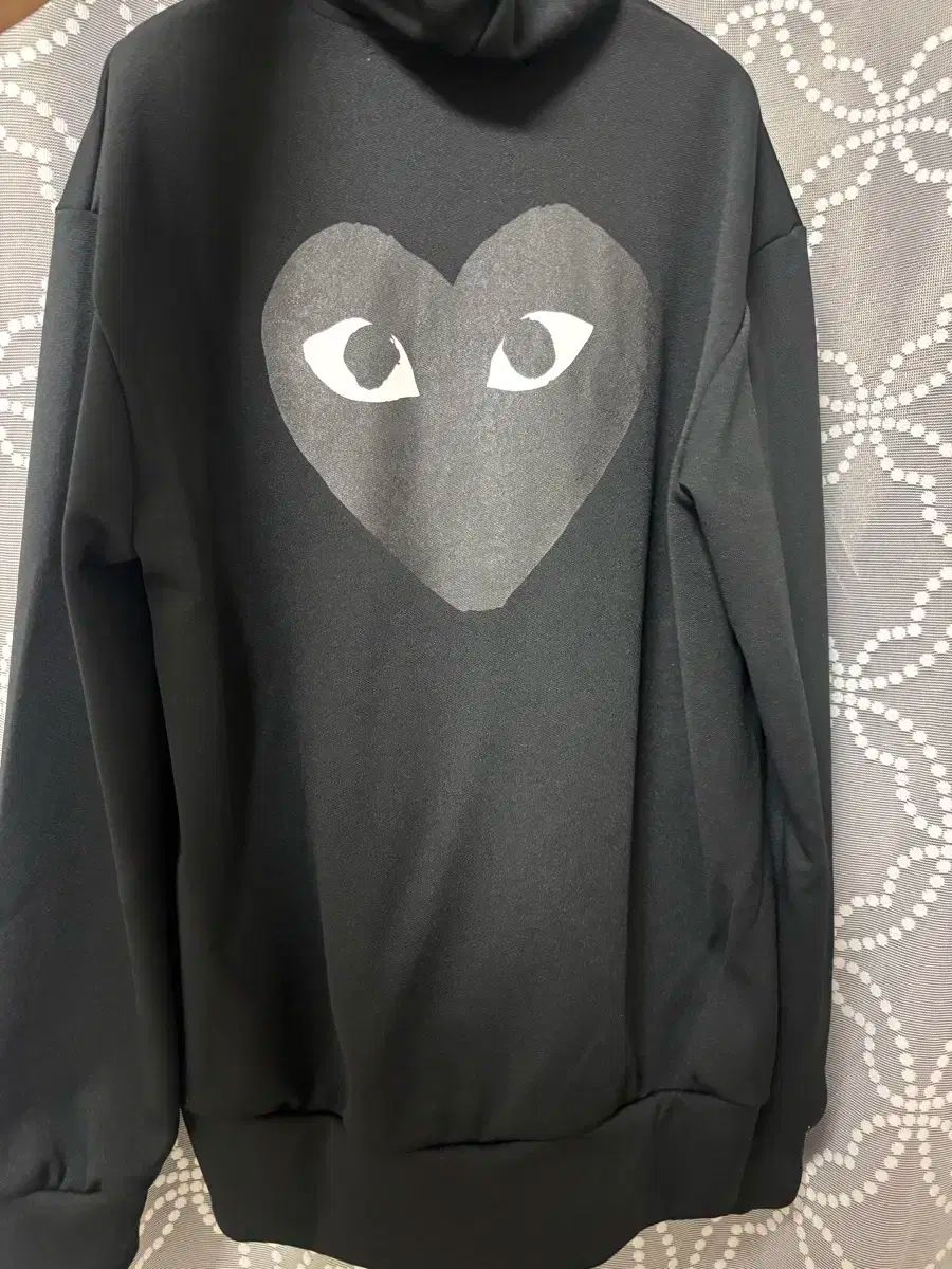 コム デ ギャルソン ブラックワッペン WHO ジップアップ