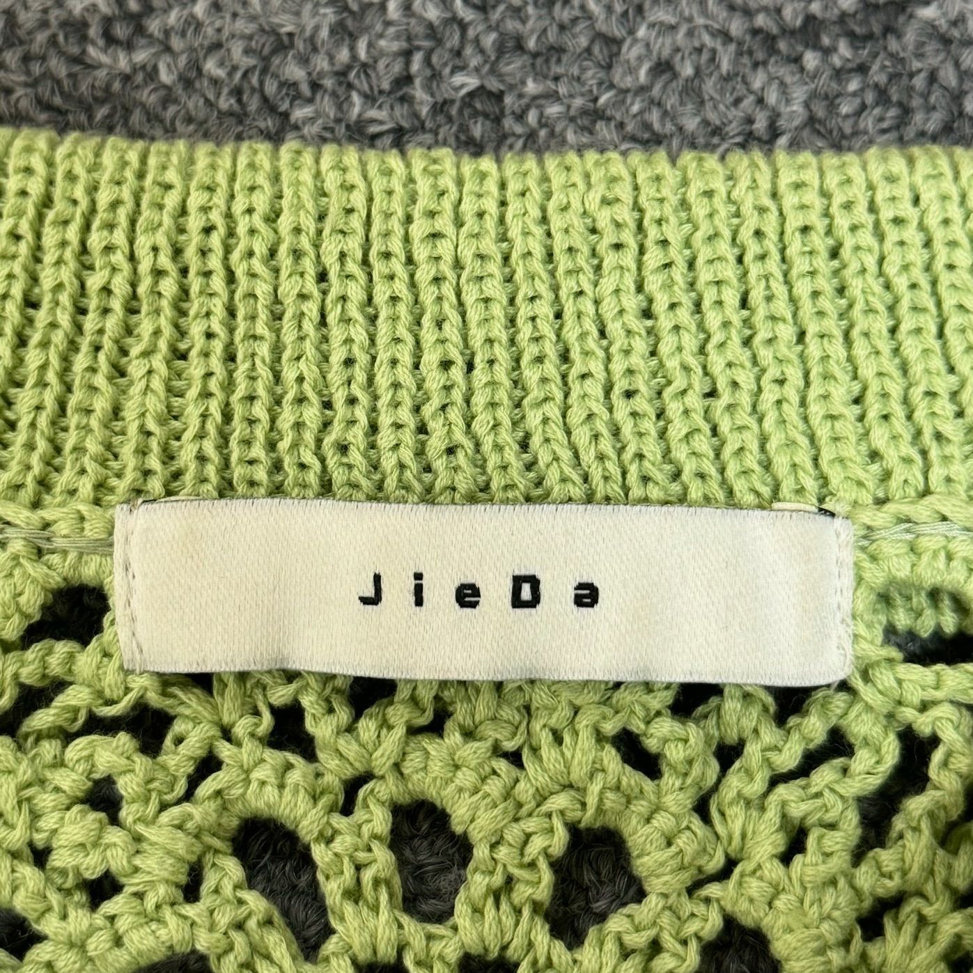 定価60500円 美品 Jieda 23SS FLOWER HAND KNITTING CARDIGAN フラワー 