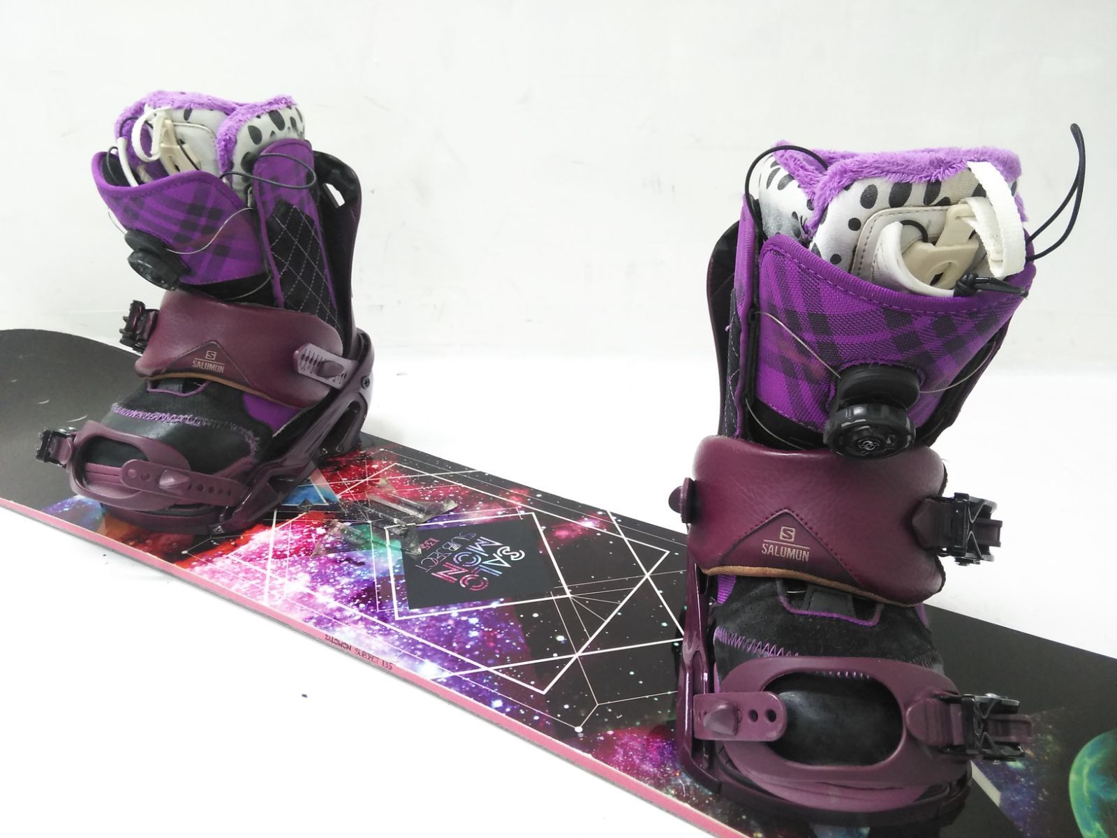 Ｋ2スノーボード　Salomonビンディングセット Amazon | スノーボード 板 子供 2点 セット スノボ ビンディング
