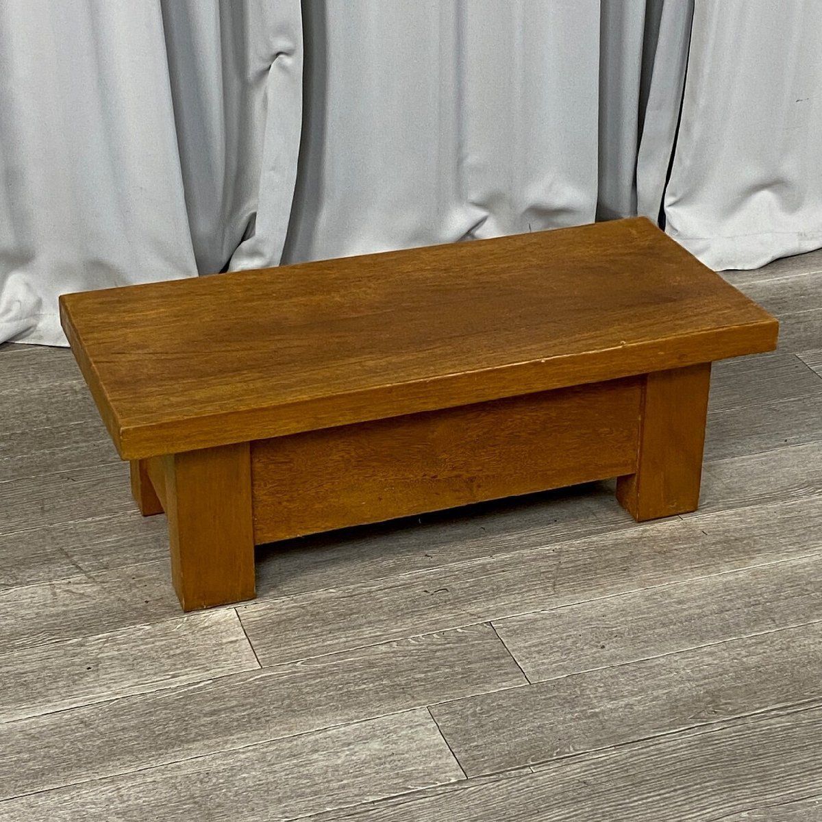 2914 木製 ベンチ 収納付 椅子 |神奈川県秦野市|A2