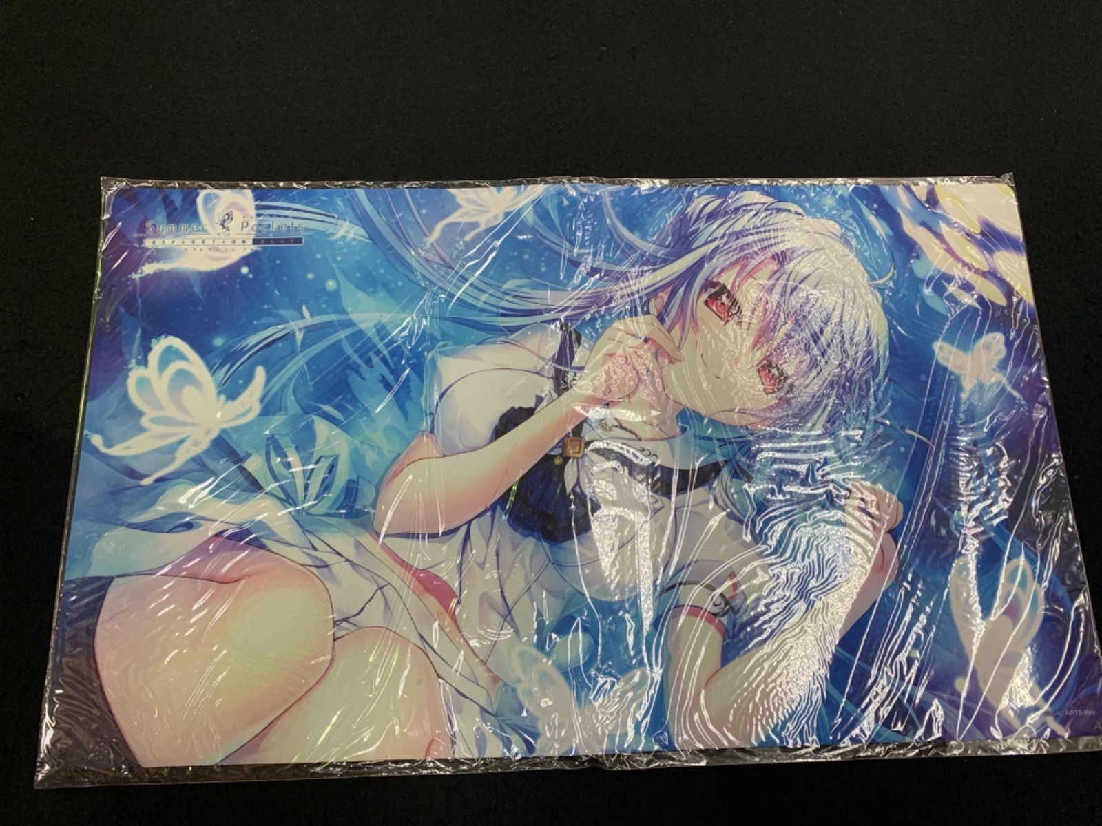 カーテン魂　Summer Pockets 空門蒼/七影蝶　ラバーマット Summer Pockets REFLECTION BLUE]ラバーマット（空門蒼／七影蝶）