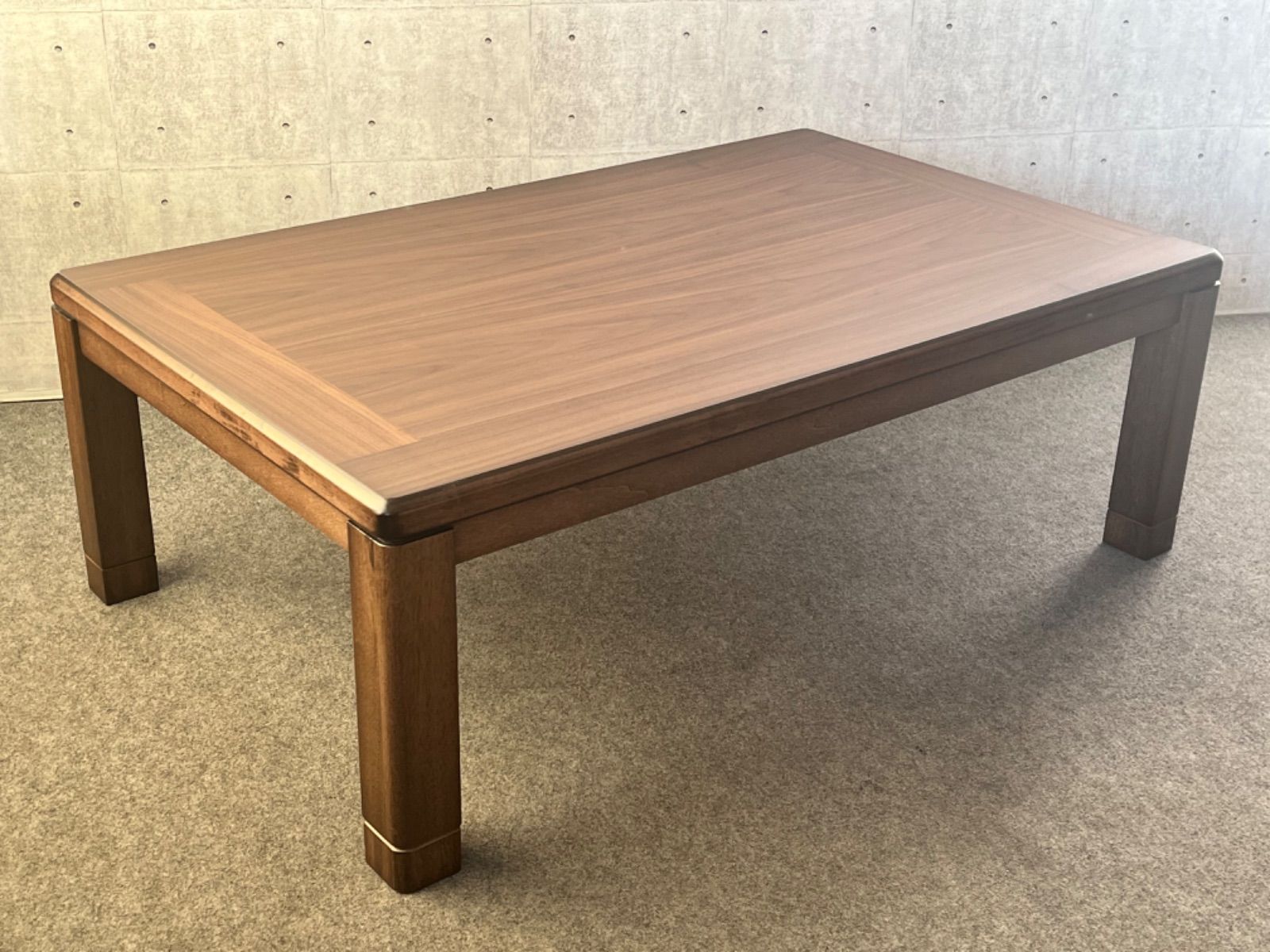 コタツテーブル 120×75 ウォールナット突き板 - メルカリ