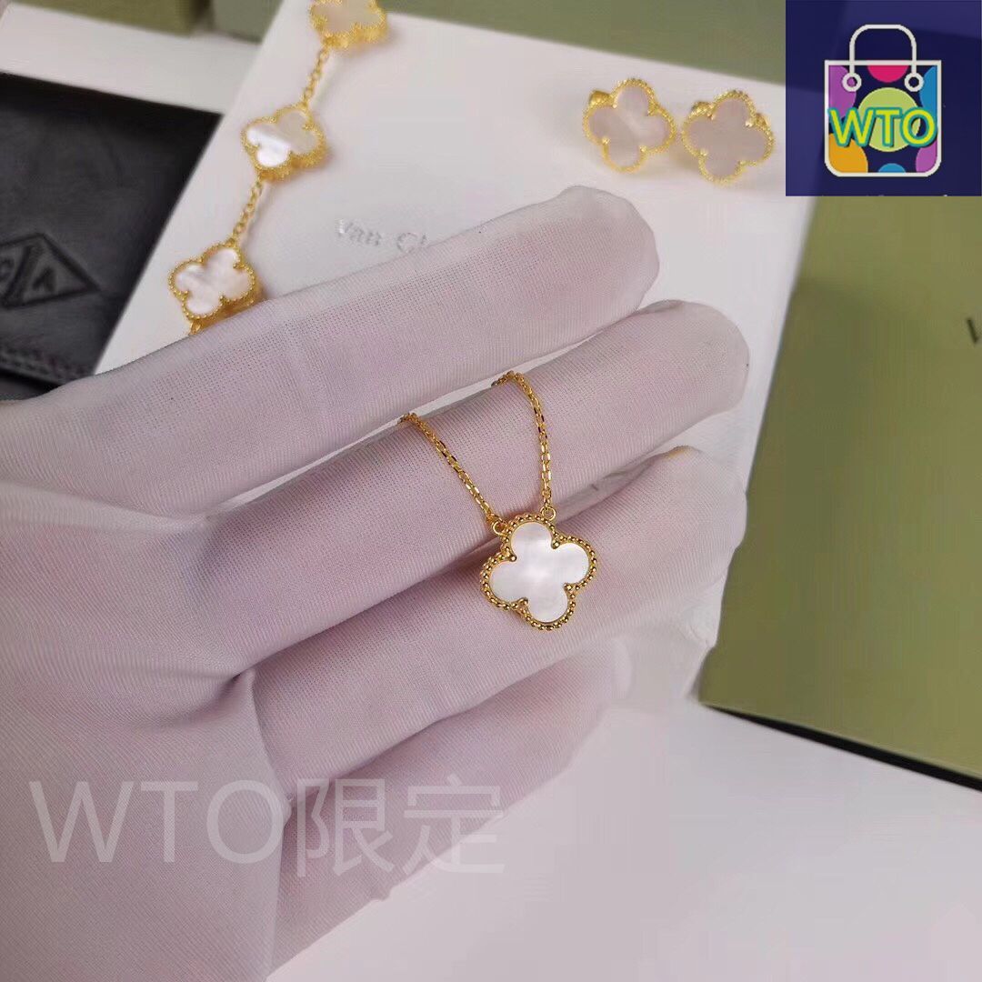 Van Cleef & Arpels マザーオブパール Van Cleef & Arpels] アルハンブラ マザーオブパール 6連