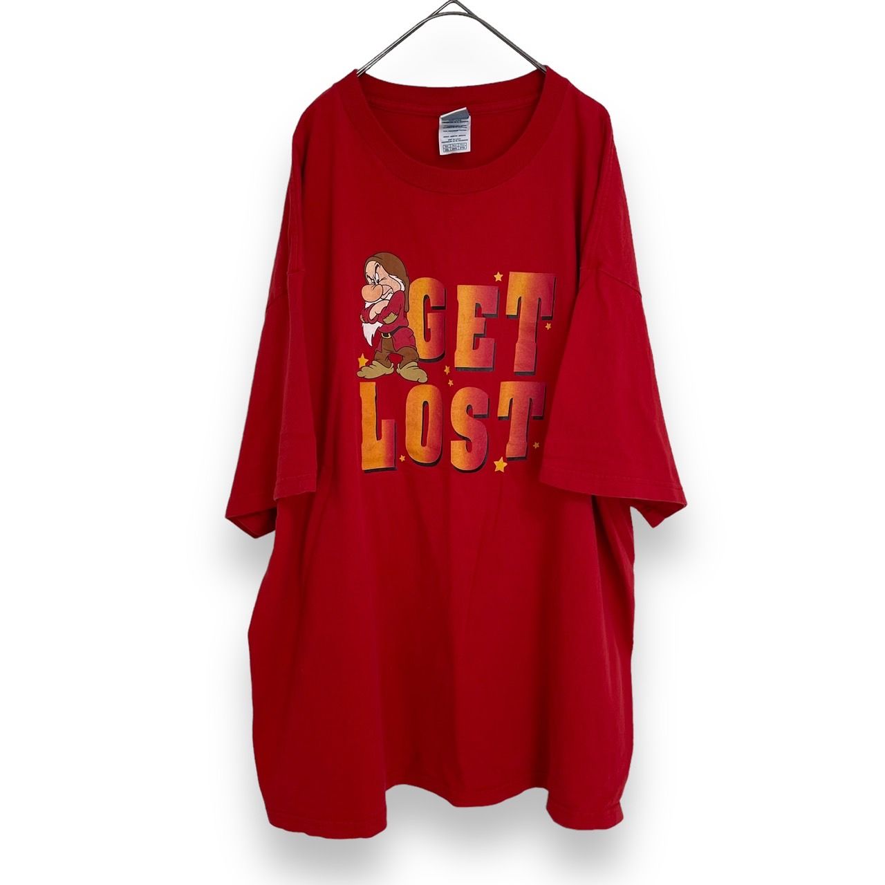 匿名配送】Disney ディズニー GET LOST 白雪姫 7人の小人 おこりんぼ 赤 レッド レディース 半袖Tシャツ 夏コーデ USA輸入品  サイズ2XL - メルカリ